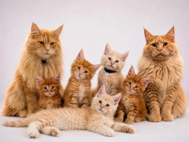 READY NOW: Gorgeous tica enabled ginger maine coon kittens